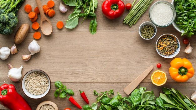 Ингредиенты на столе